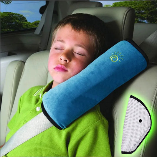 Baby Pillow Car Safety Belt  & Seat Sleep Positioner , Protect Shoulder Pad,Adjust Vehicle Seat Cushion for Kids Baby Playpens